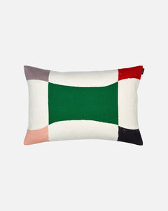 Almena Cushion Cover | White, Green, Grey | 40 x 60cm