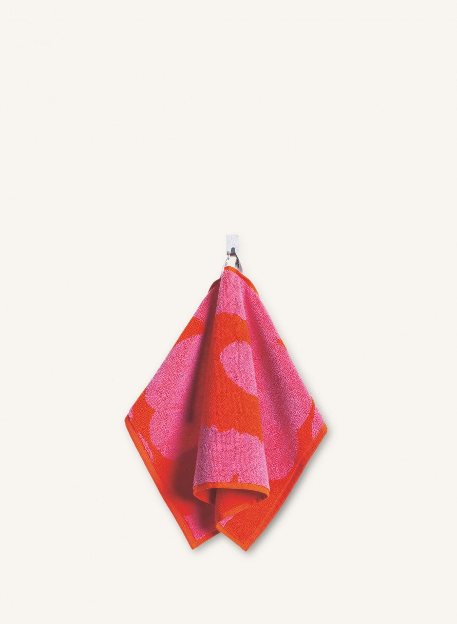 Unikko Guest Towel 30x50cm | Red, Pink