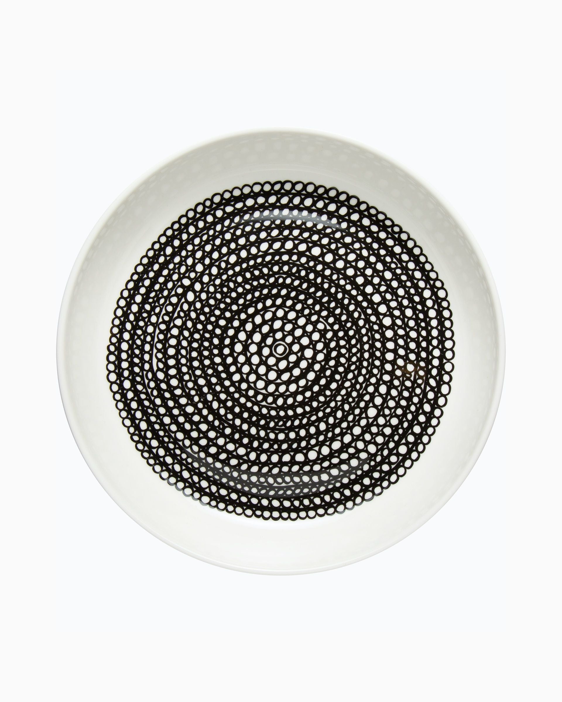 Räsymatto Plate 20.5 cm | White, Black