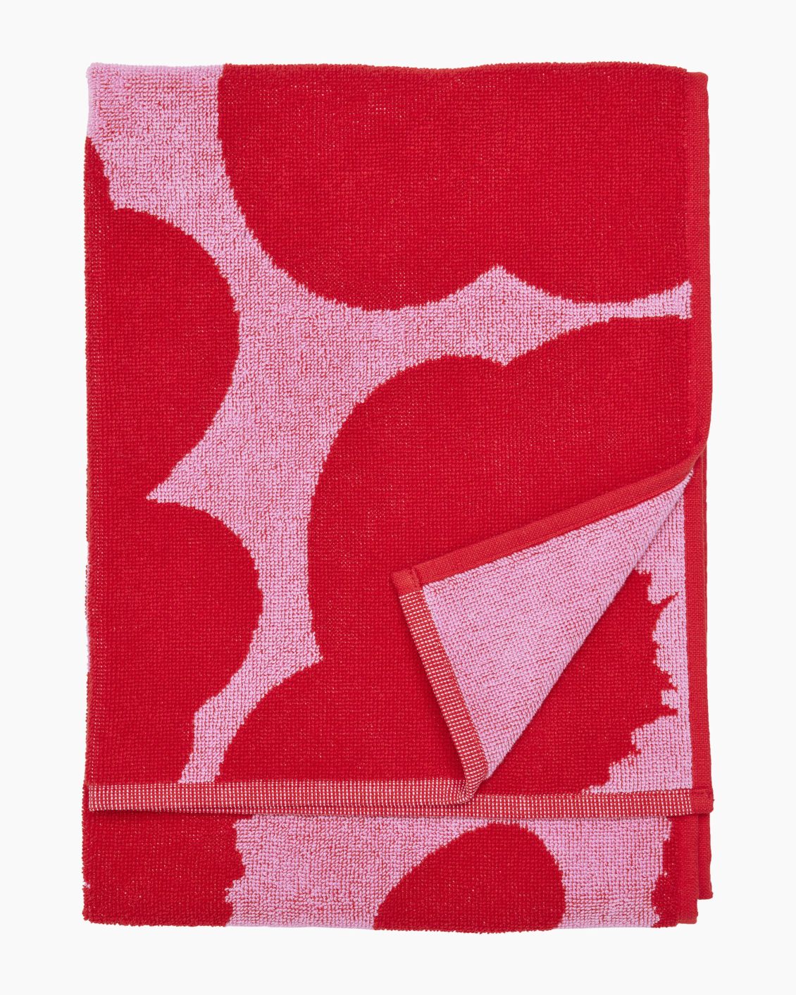 Unikko Hand Towel 50x70cm | Pink, Red