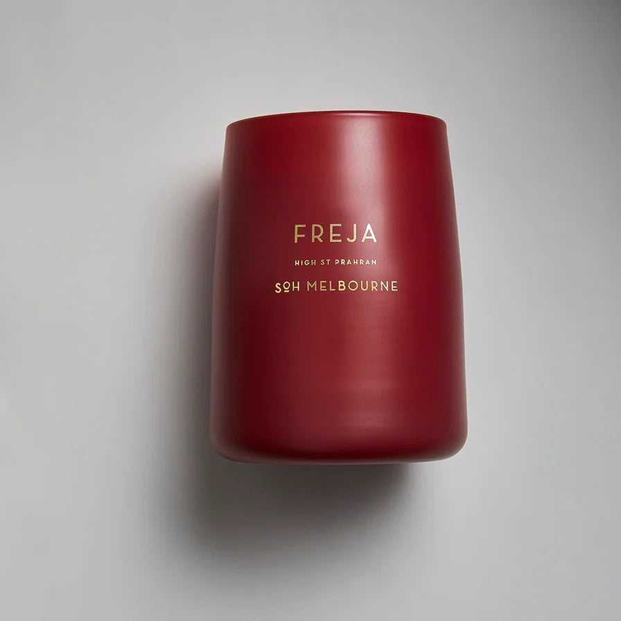 Freja Rouge Matte Glass | Soy Wax Candle