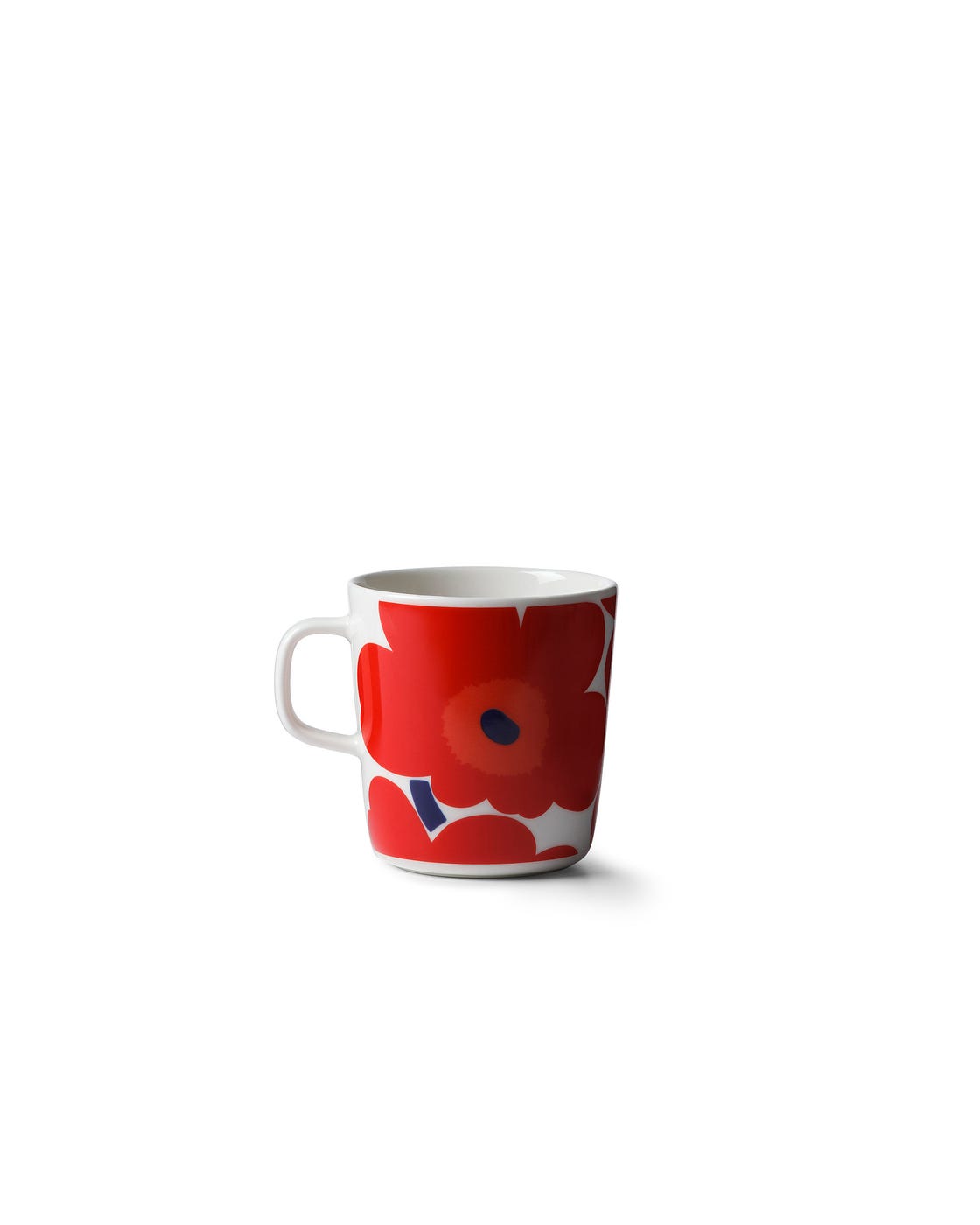 Oiva / Unikko Mug | White, Red | 400ml