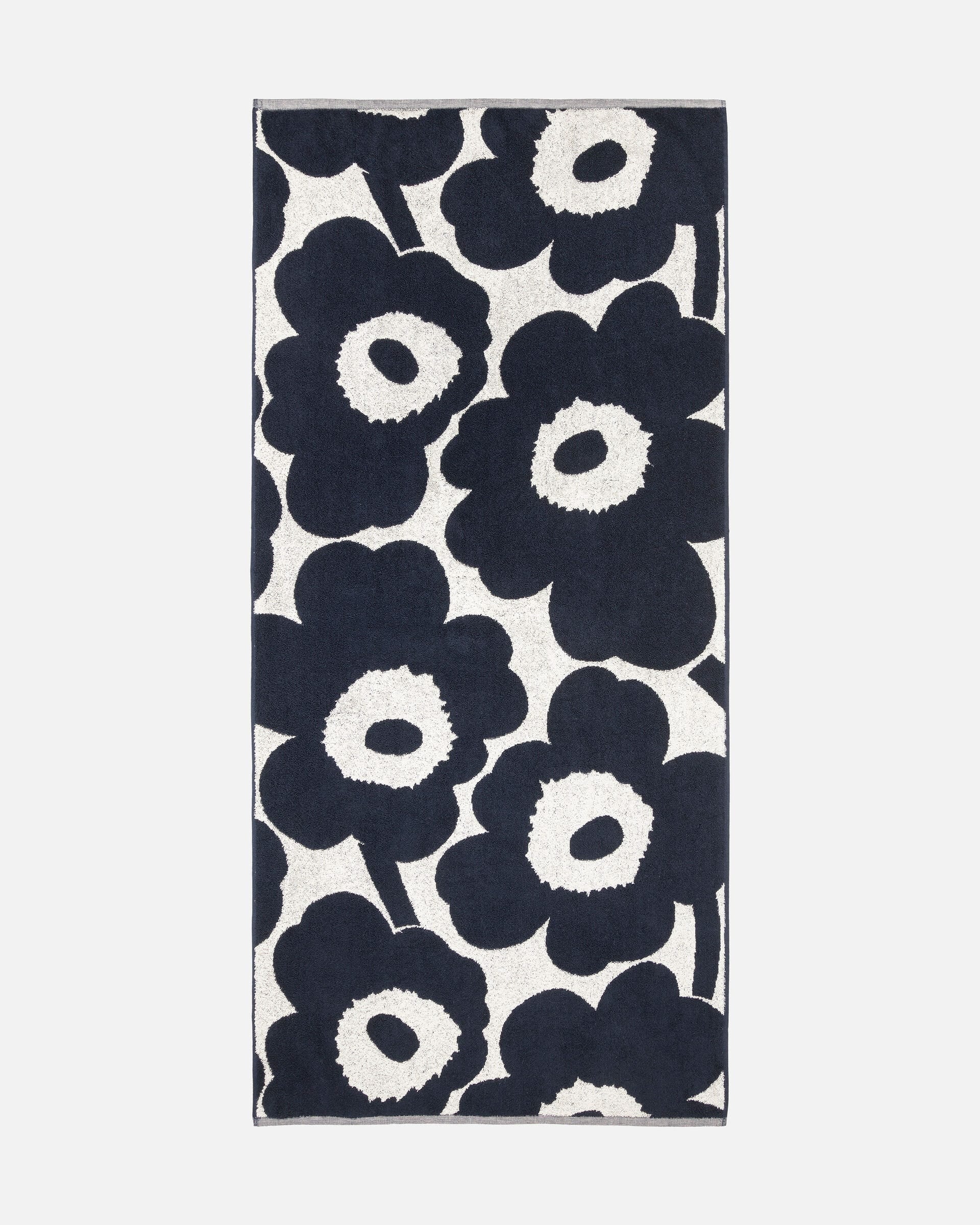 Unikko Bath Towel | Cotton, Dark Blue | 70x150cm