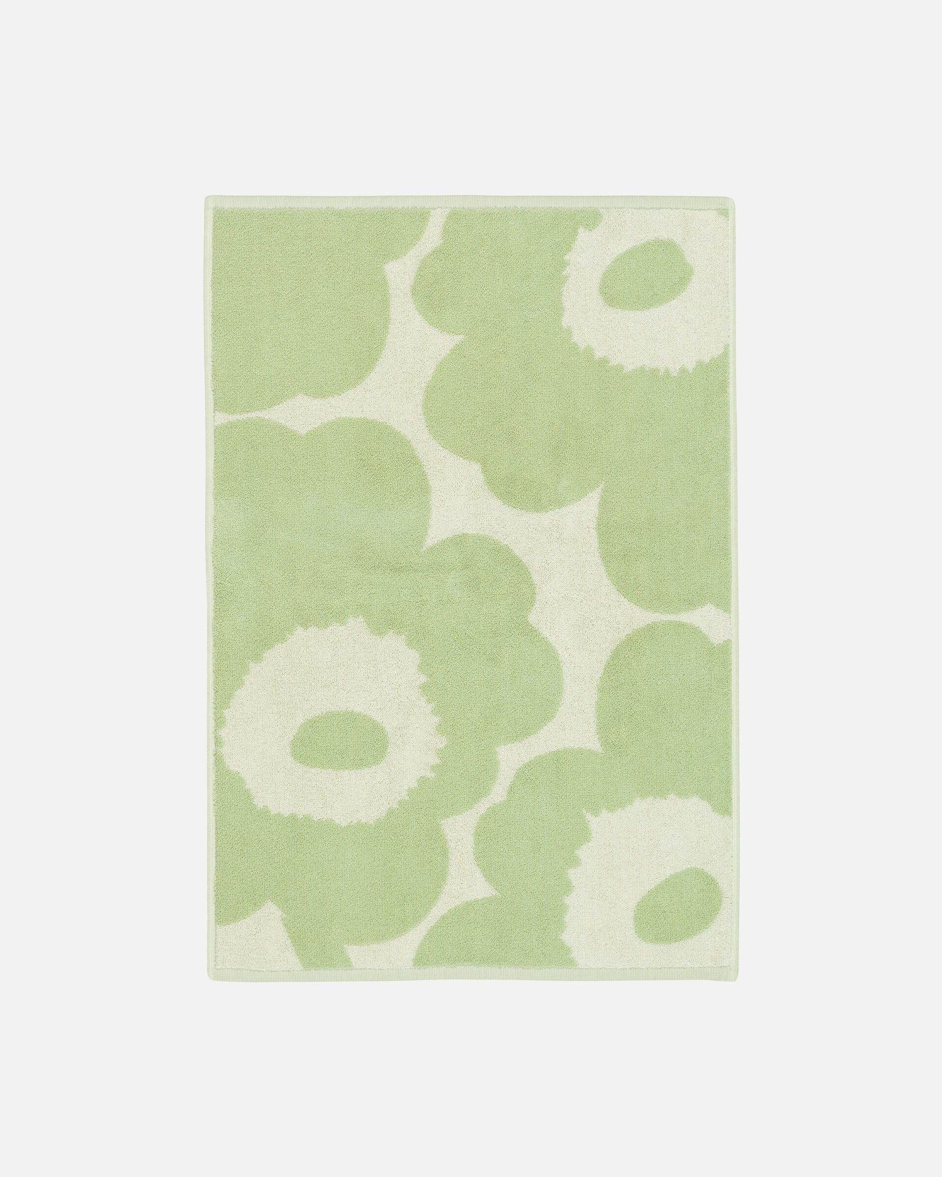 Unikko Hand Towel | Off-white, Sage | 50x70cm