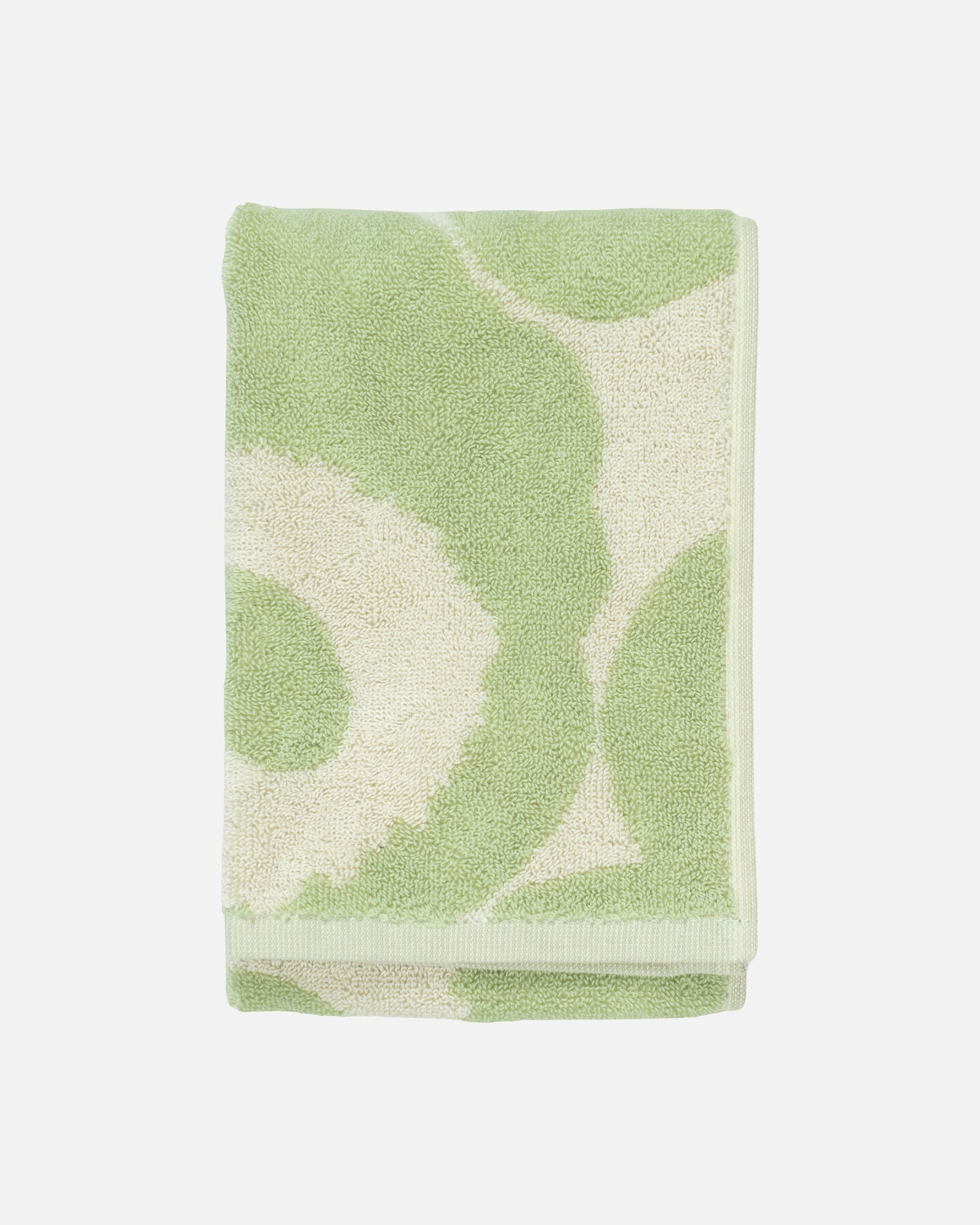 Unikko Guest Towel | Off-white, Sage | 30x50cm