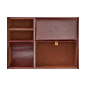 Gentleman's Vegan Leather Nightstand Tray