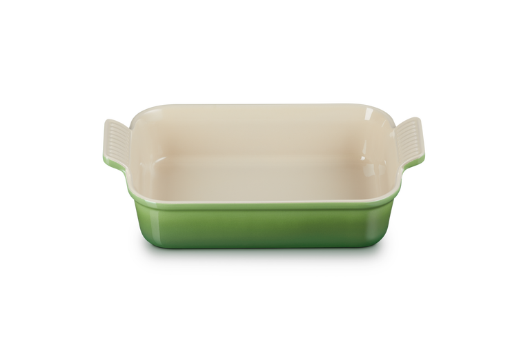 Stoneware Heritage Rectangular Dish | Bamboo Green | 26cm
