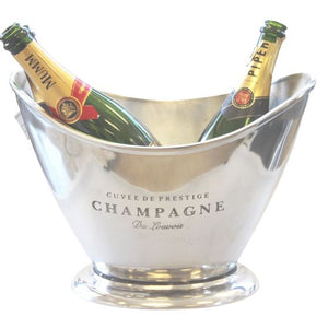 Aluminium Oval Champagne Party Tub | 35cm