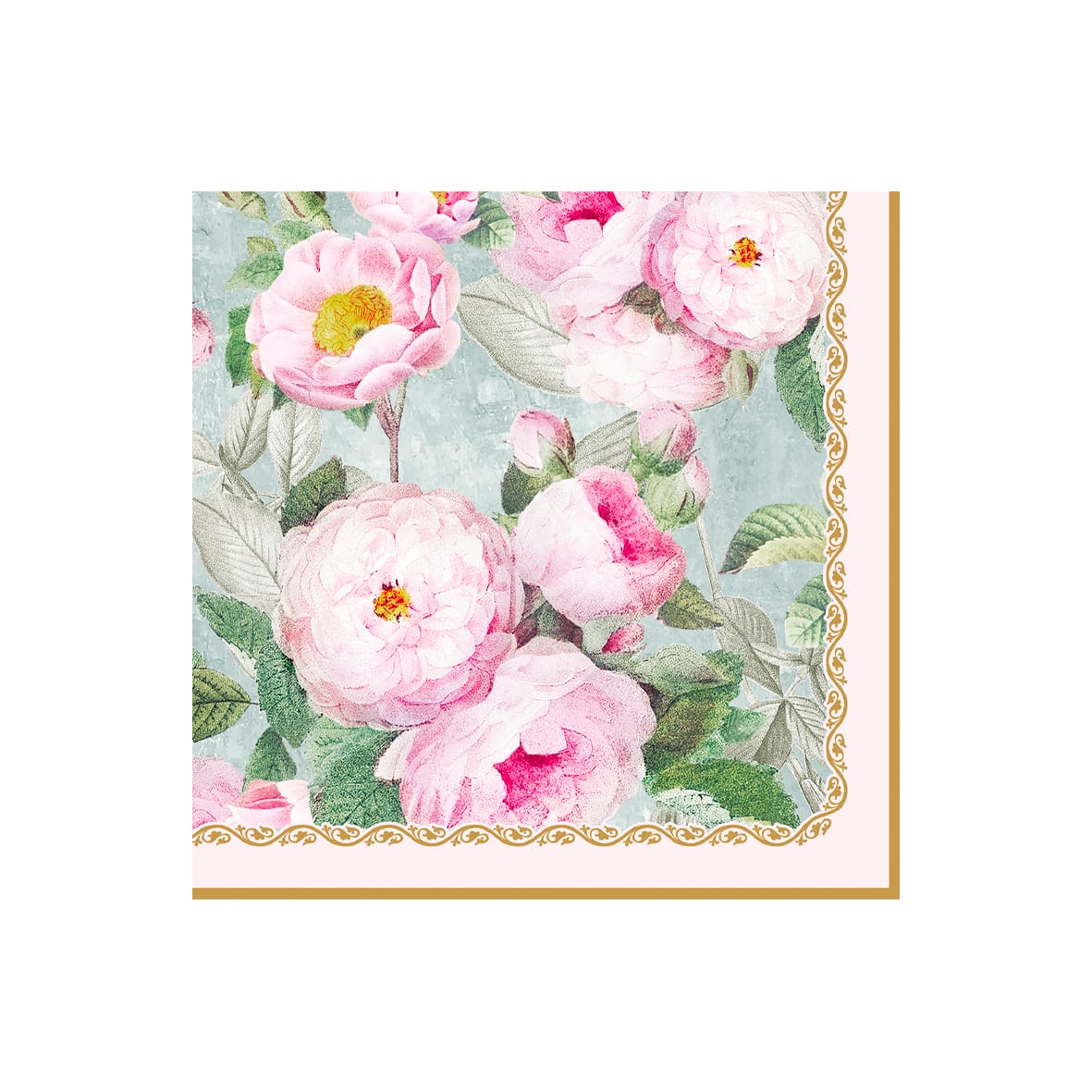 Roses in Bloom Paper Napkins | 3 Ply | 20pk
