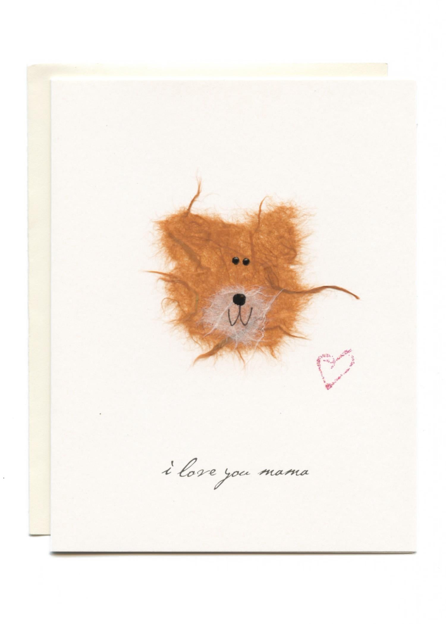 I Love You Mama Greeting Card | 10.7x13.9cm