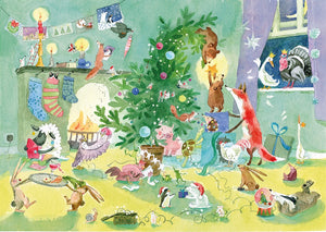 Animals Decorating the Tree Advent Calendar | 36x27cm