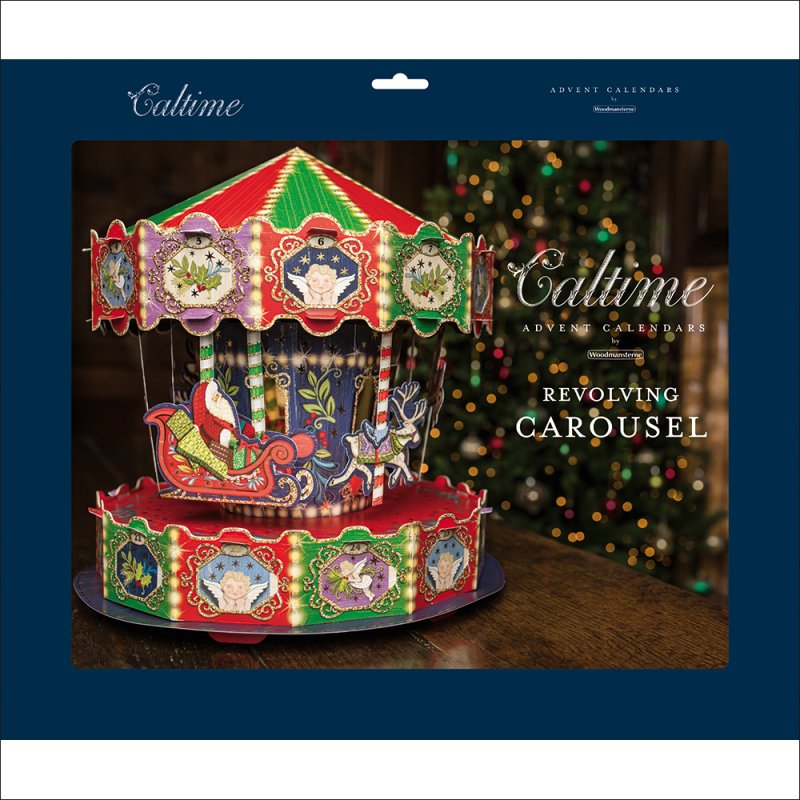 3D Revolving Carousel Advent Calendar | 41.7x45.5cm