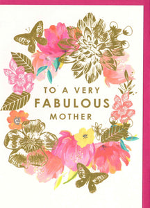 Fabulous Mother Greeting Card | 12x17cm