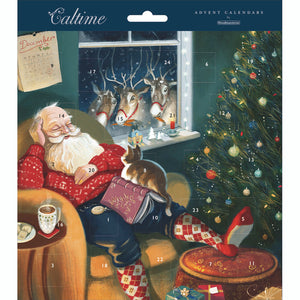 Sleeping Santa Caltime Advent Calendar | 21x21cm