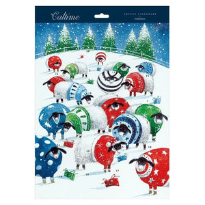 Sheep in Jumpers Caltime Advent Calendar | 31x45cm