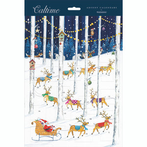 Santa & Reindeer Caltime Advent Calendar | 24x32cm