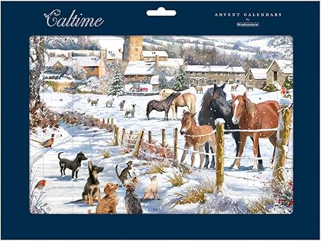 Snowy Lane Caltime Advent Calendar | 36x27cm