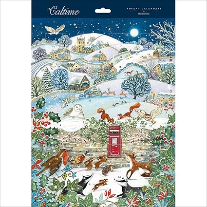 Snowy Countryside Caltime Advent Calendar | 31x45cm