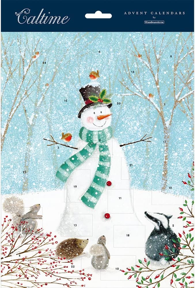 Festive Snowman Caltime Advent Calendar | 24x32cm