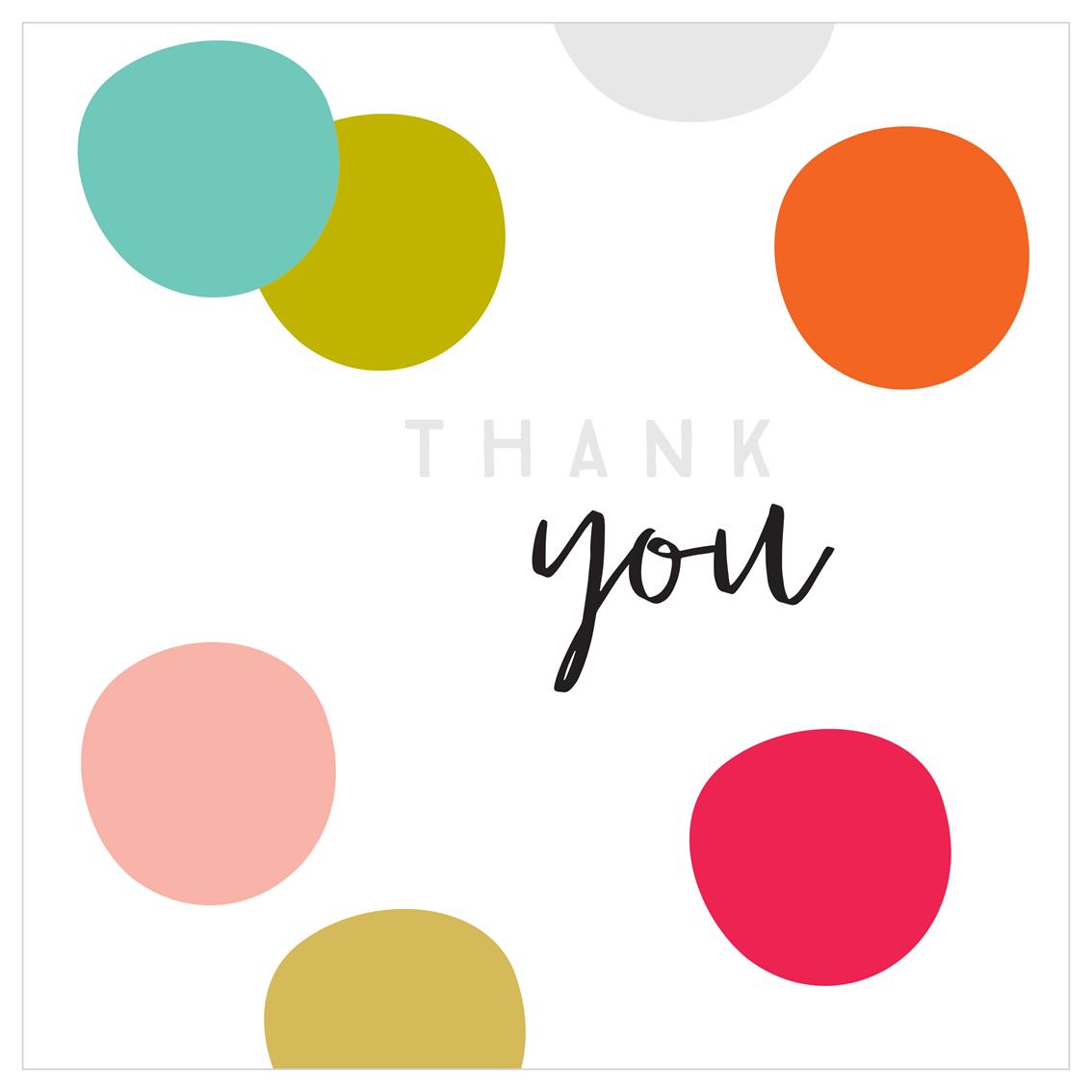 Thank You XL Card | 24x24cm