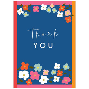 Thank You Floral Notecard Set | 8pk