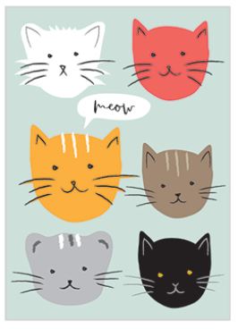 Cats Notecard Set | 8pk