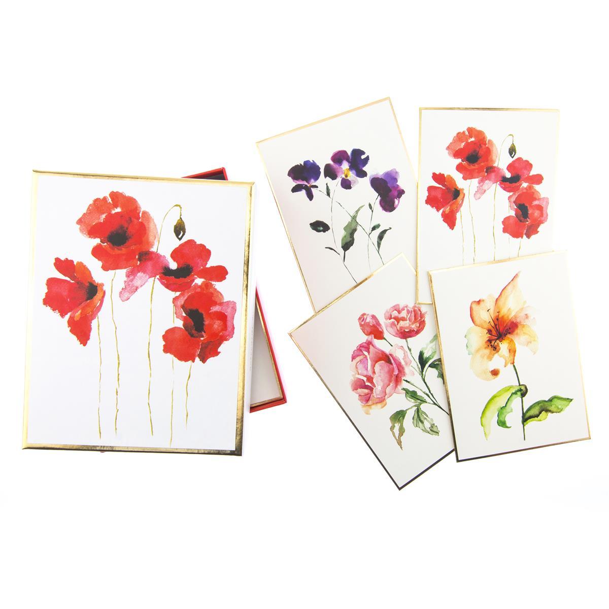 Floral Watercoloured Assorted Notecard Pack