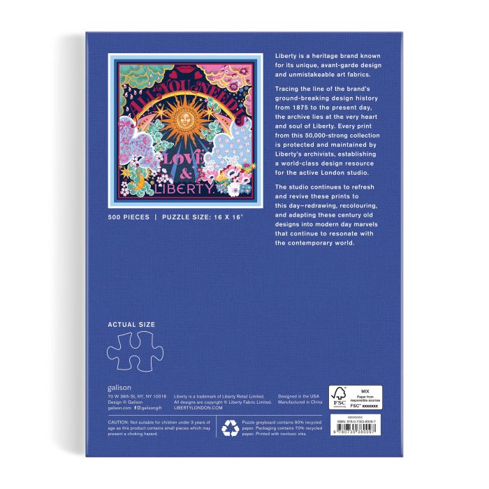 All You Need is Love and Liberty 500pc Puzzle