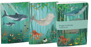 Whale Song A6 Exercise Books Set