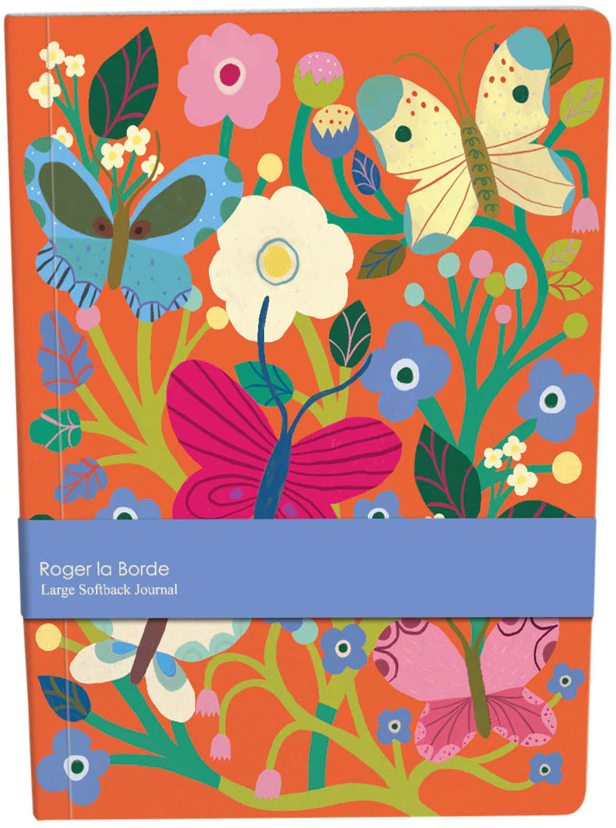 Butterfly Garden Large Softback Journal