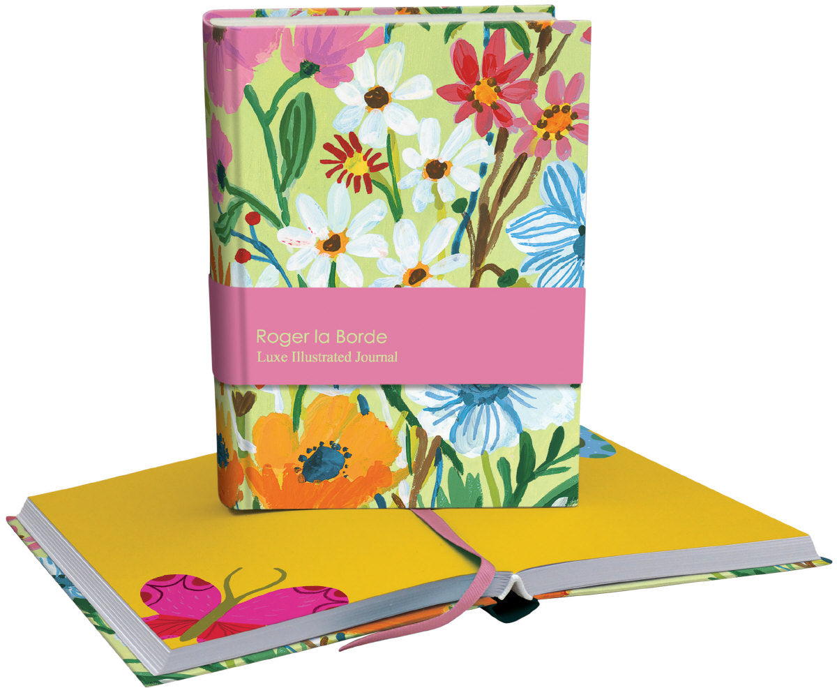 Flower Field Illustrated Journal