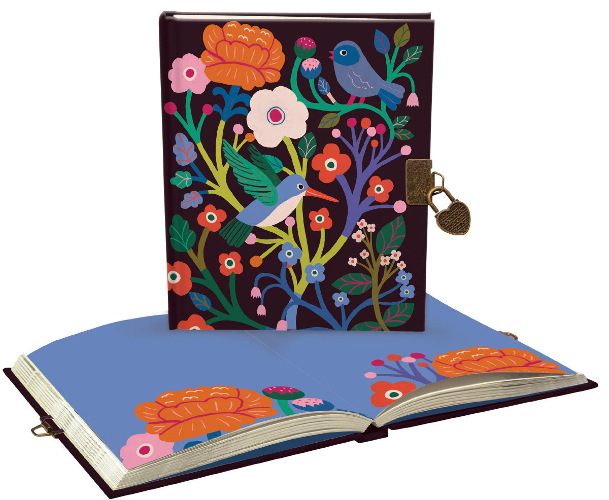 Birdsong Lockable Diary