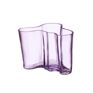 Alvar Aalto Hand Blown Glass Vase | Lilac | 14cm