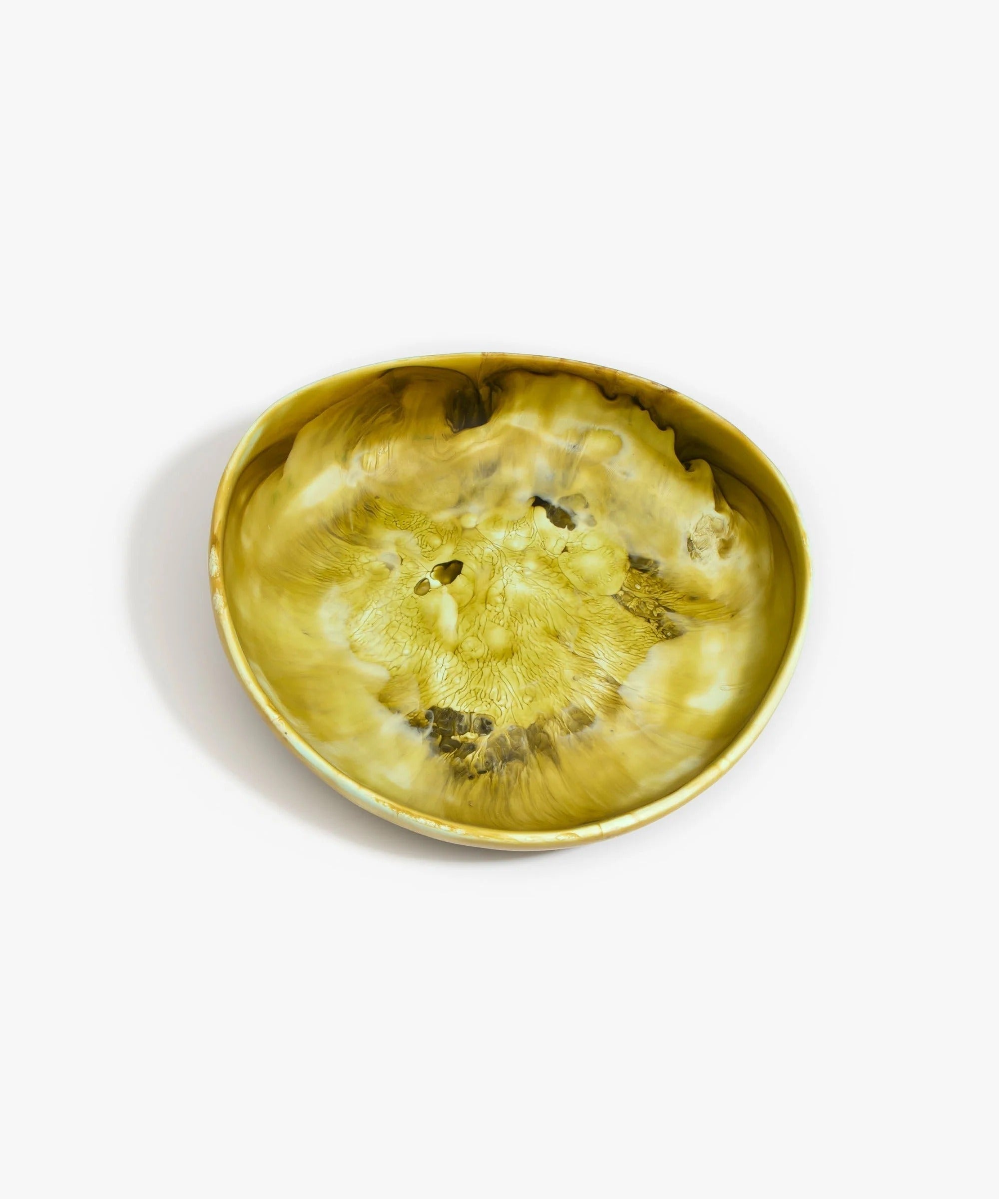 Medium Resin Flow Bowl | Malachite