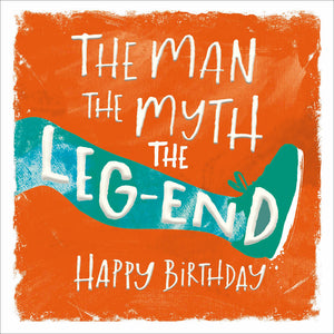 Legend Birthday Card | 15x15cm