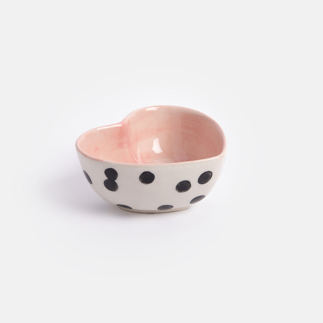 Heart Shaped Spot Trinket Bowl