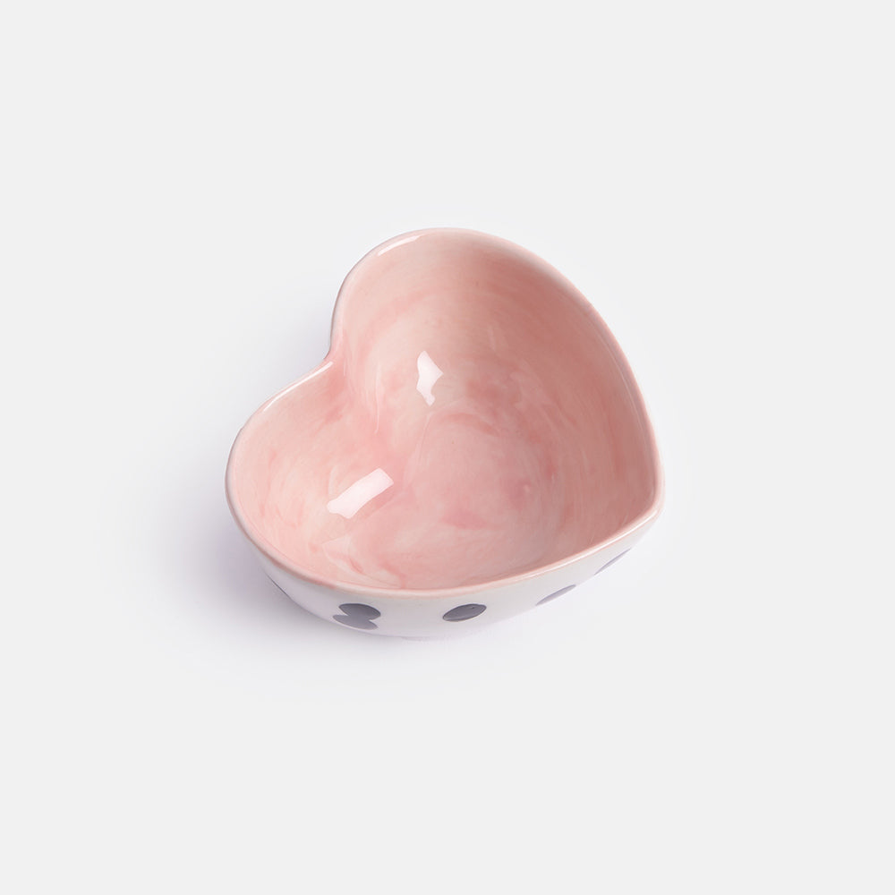 Heart Shaped Spot Trinket Bowl