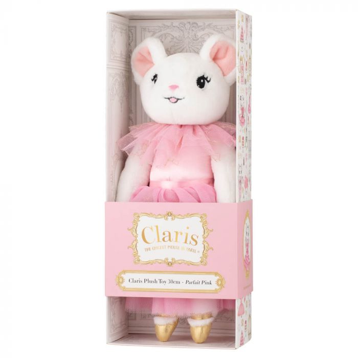 Claris the Mouse Plush Toy | Parfait Pink | 30cm