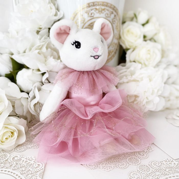 Claris the Mouse Plush Toy | Parfait Pink | 30cm