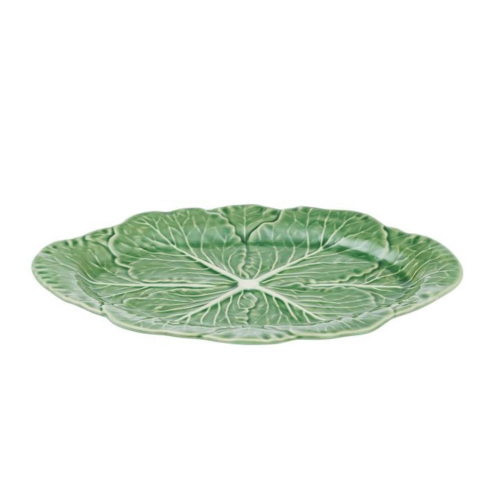 Ceramic Cabbage Oval Platter | 38x26cm