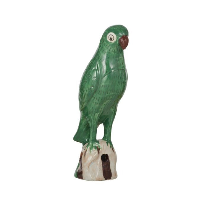 Ceramic Pablo Parrot Sculpture