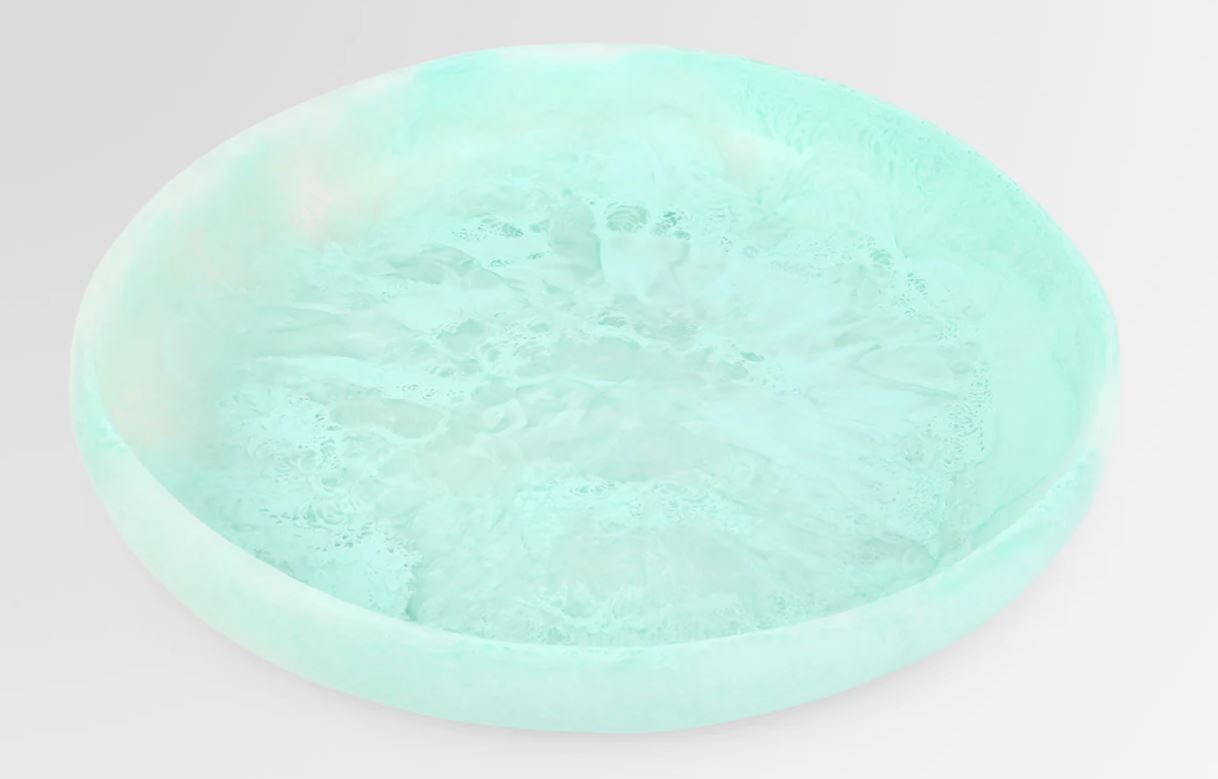 Large Resin Earth Bowl | Mint