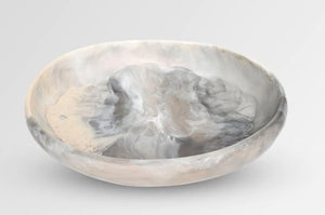 Medium Resin Earth Bowl - Sandy Pearl