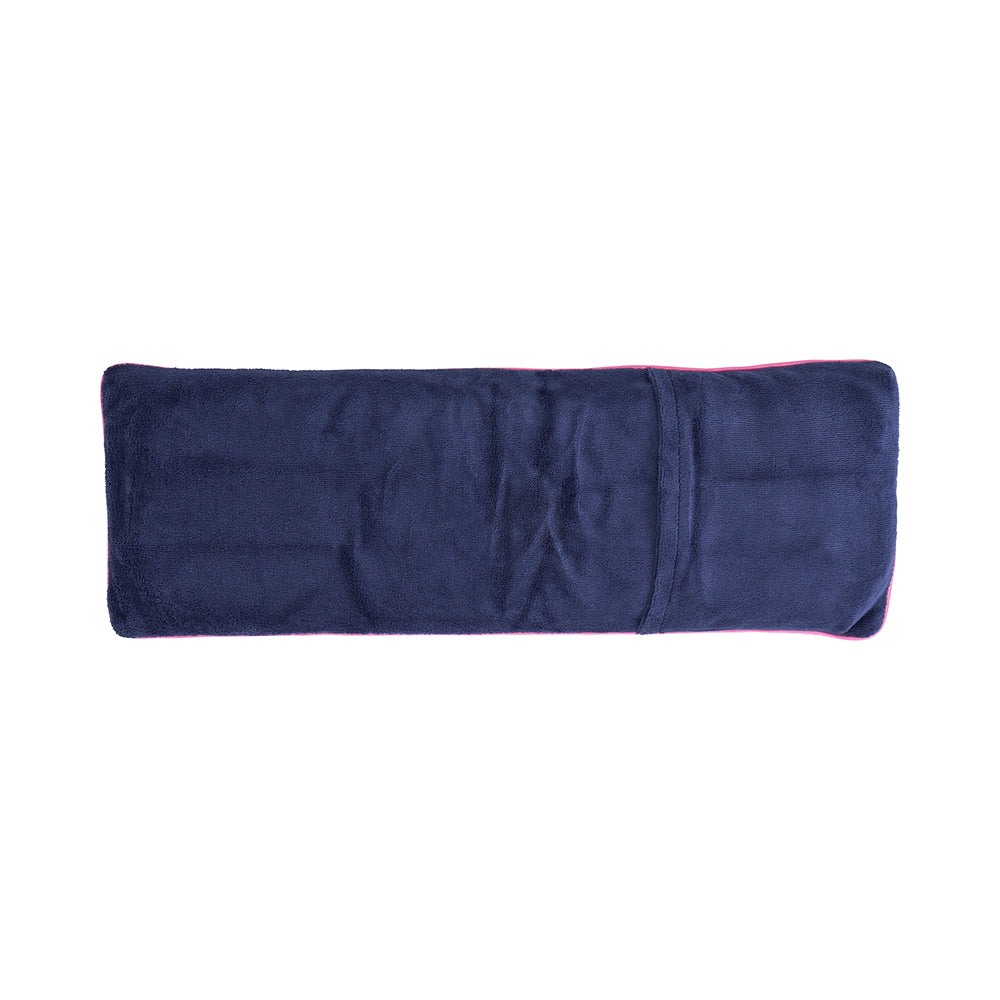 Velvet Heat Pillow | Sapphire Blue