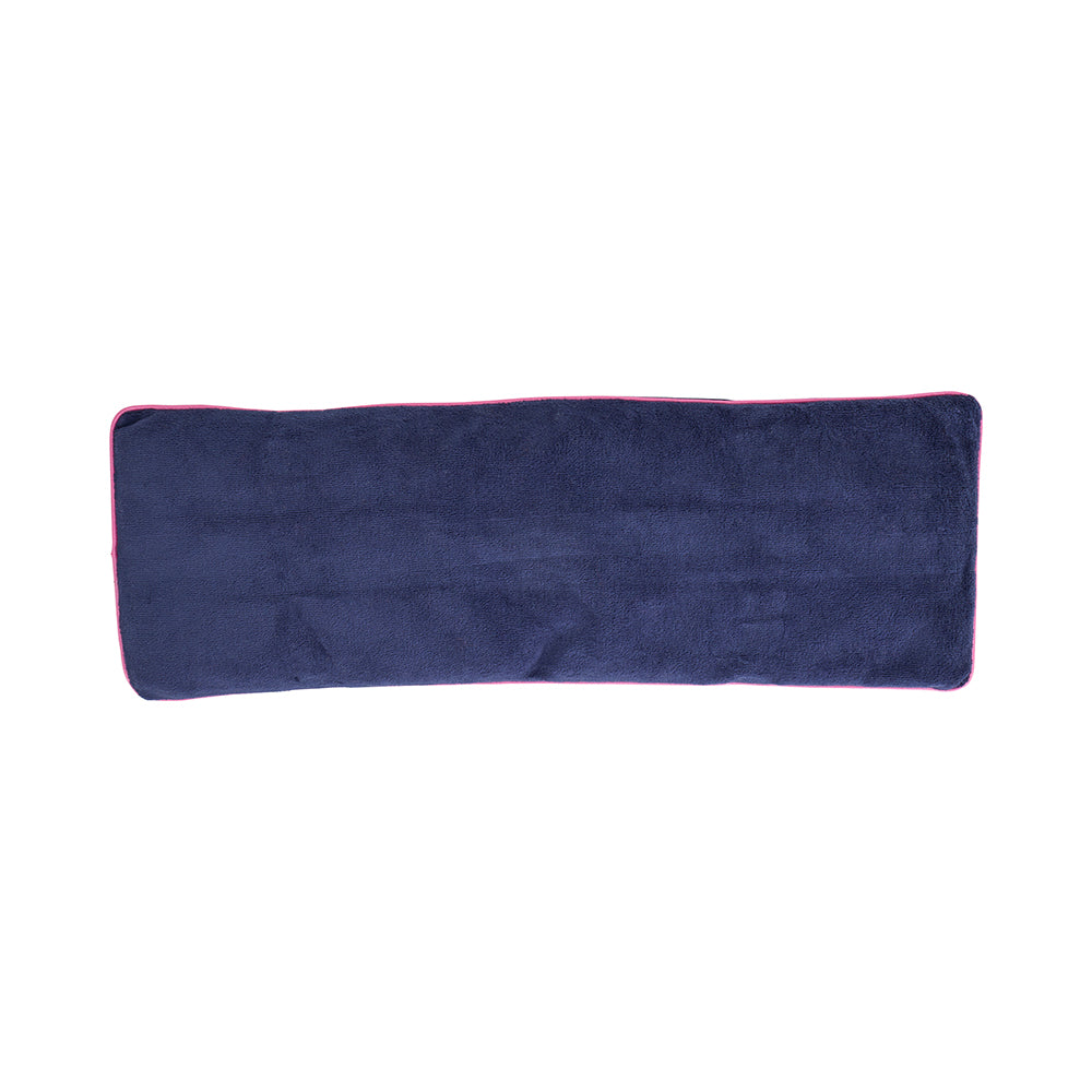 Velvet Heat Pillow | Sapphire Blue