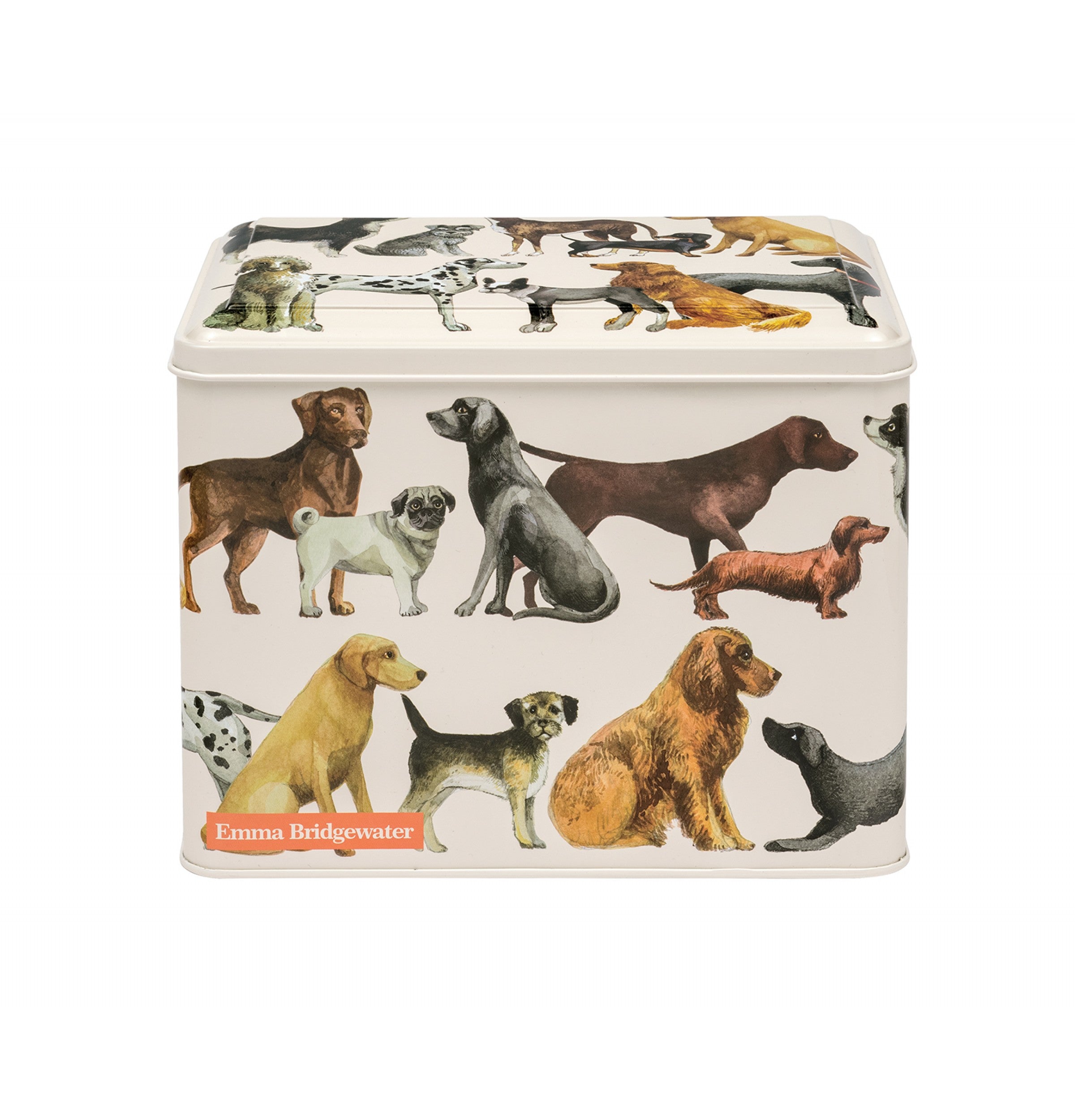 Emma Bridgewater Dog Design Tin | 19x13x15cm