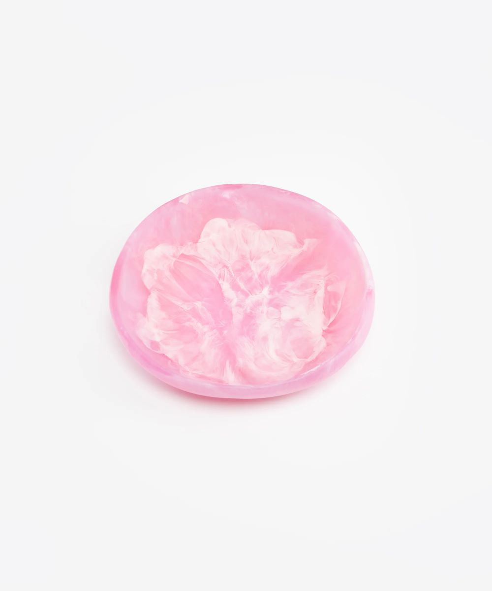Medium Resin Earth Bowl | Shell Pink