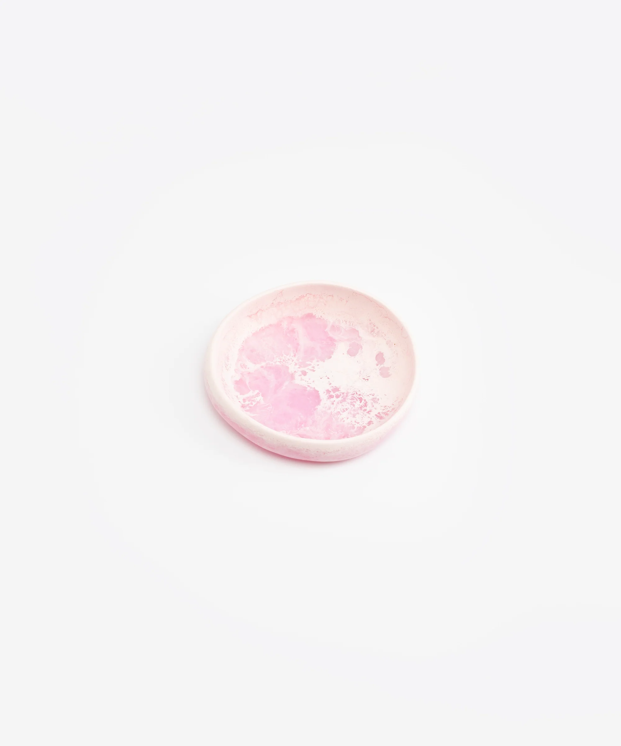 Small Resin Earth Bowl | Shell Pink