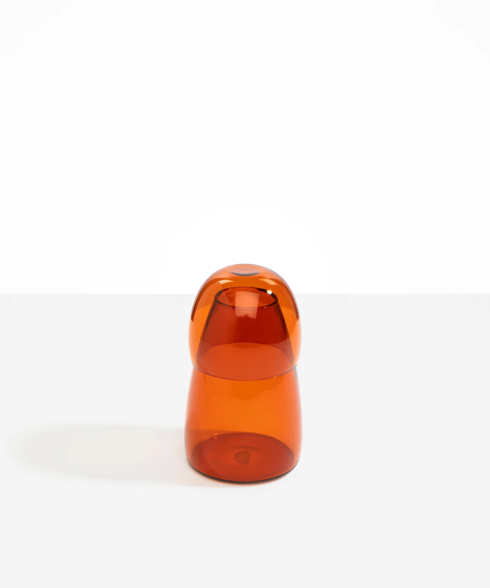 Glass Pebble Carafe | Amber