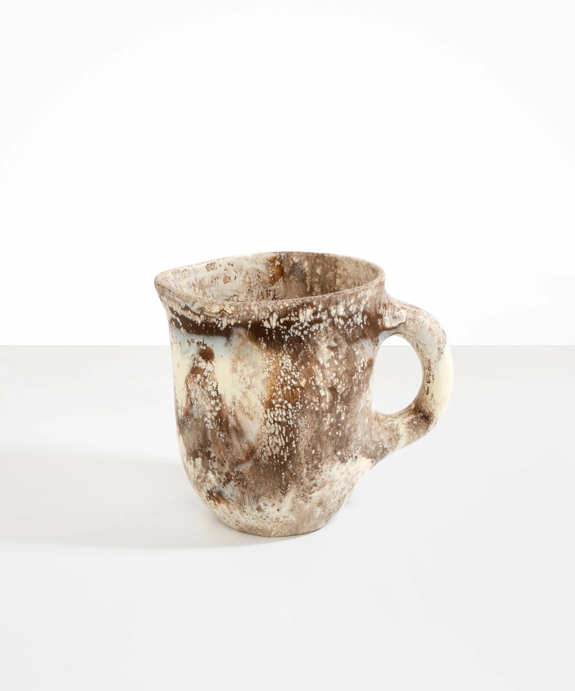 Large Resin Rock Jug | Cappuccino